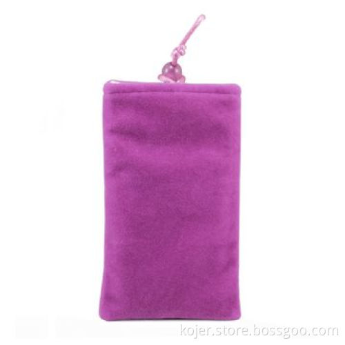 Mobile Phone Pouch, Made of Velvet Material, Ideal for Nokia, with Fine Workmanship in Overlapping